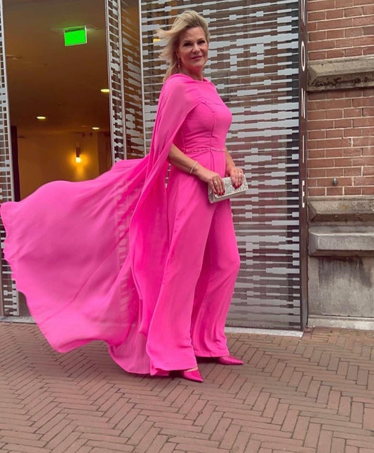 Koninklijk Huis journalist Justine Marcella in Blaque Couture!