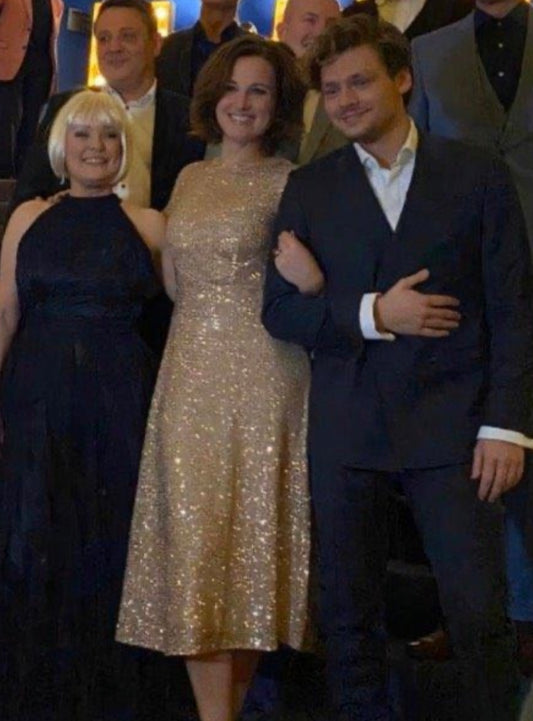 Brigitte Heitzer en Ellen Pieters op de première van Goodbye Norma Jeane