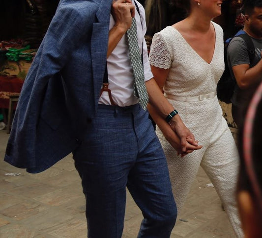 Kanten jumpsuit voor bruid!