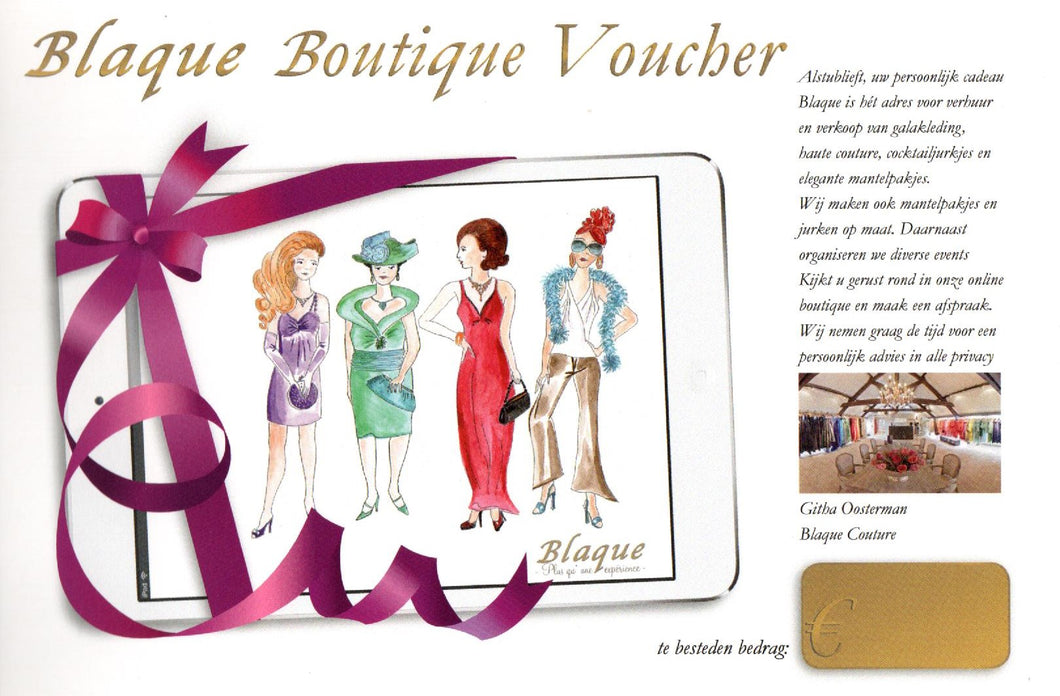 Blaque Couture cadeaubon